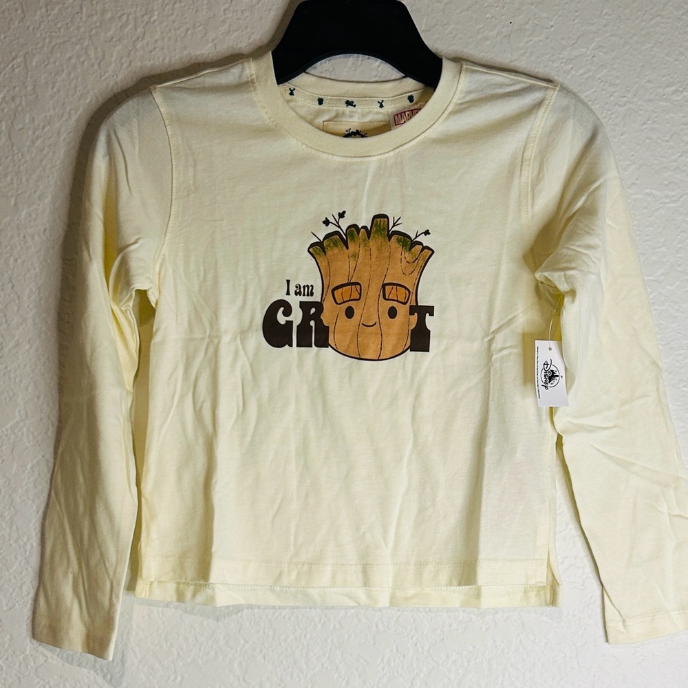 Marvel Groot Long Sleeve Kids Tee | Disney | Size M | NWT
